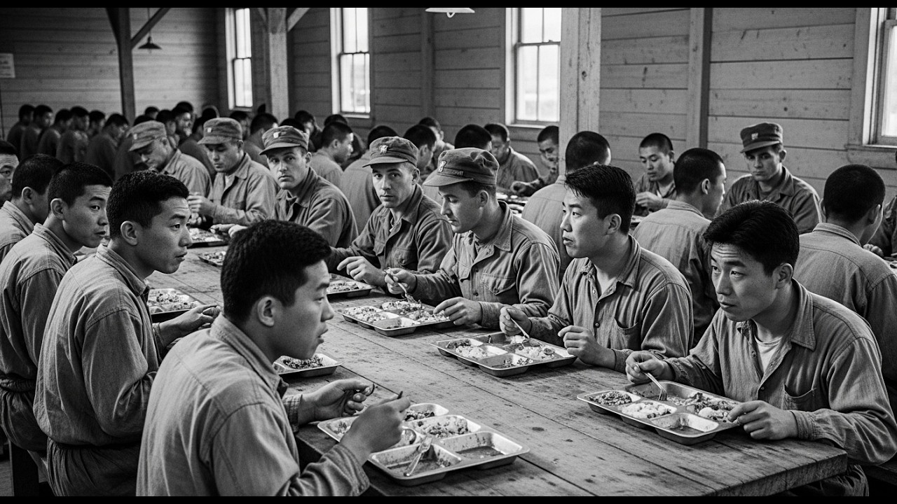 Tù Binh Nhật Ở Indiana Hoang Mang Khi Thấy Lính Gác Mỹ Ngồi Ăn Cùng Họ