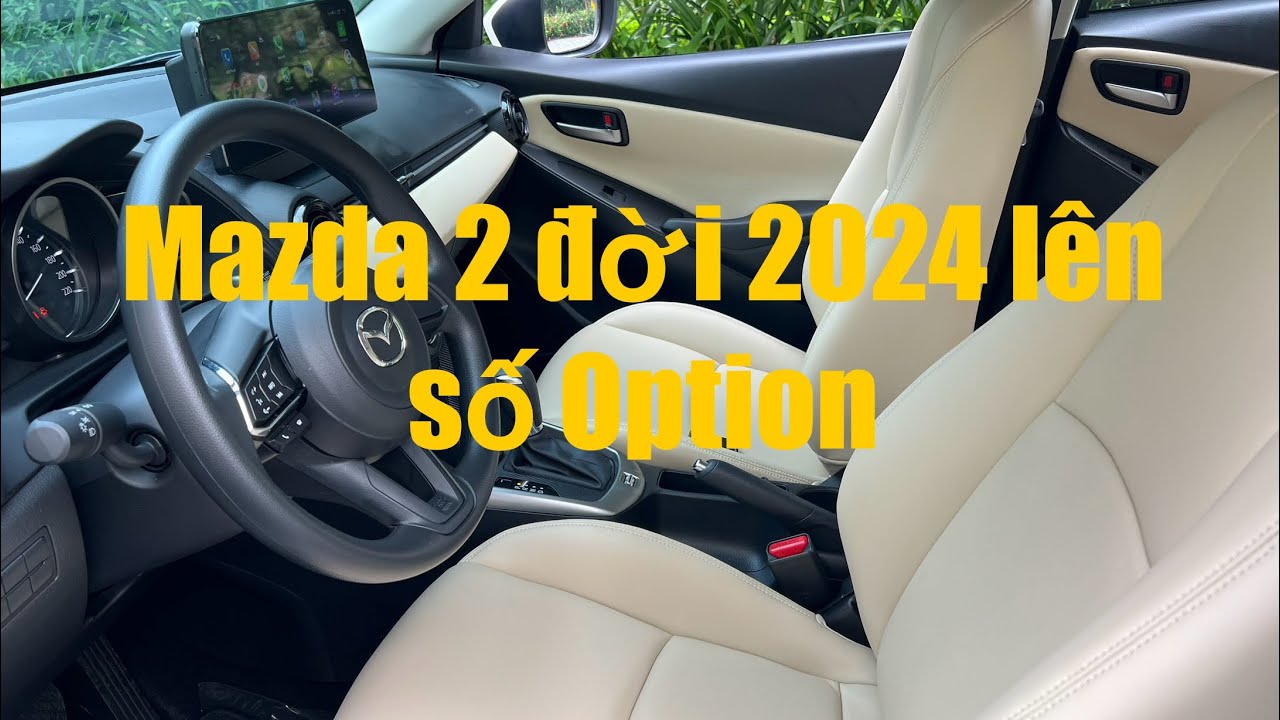 Mazda 2 đời 2024 lên bộ màn hình Andtoid Winca 12inch liền camera 360 độ với cảm biến báo vượt Vv…