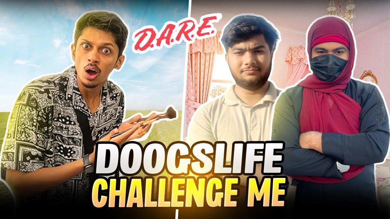 I BECOME A GIRL FOR 12 HOURS 😂 || @Doogslifee CHALLENGE ME ||