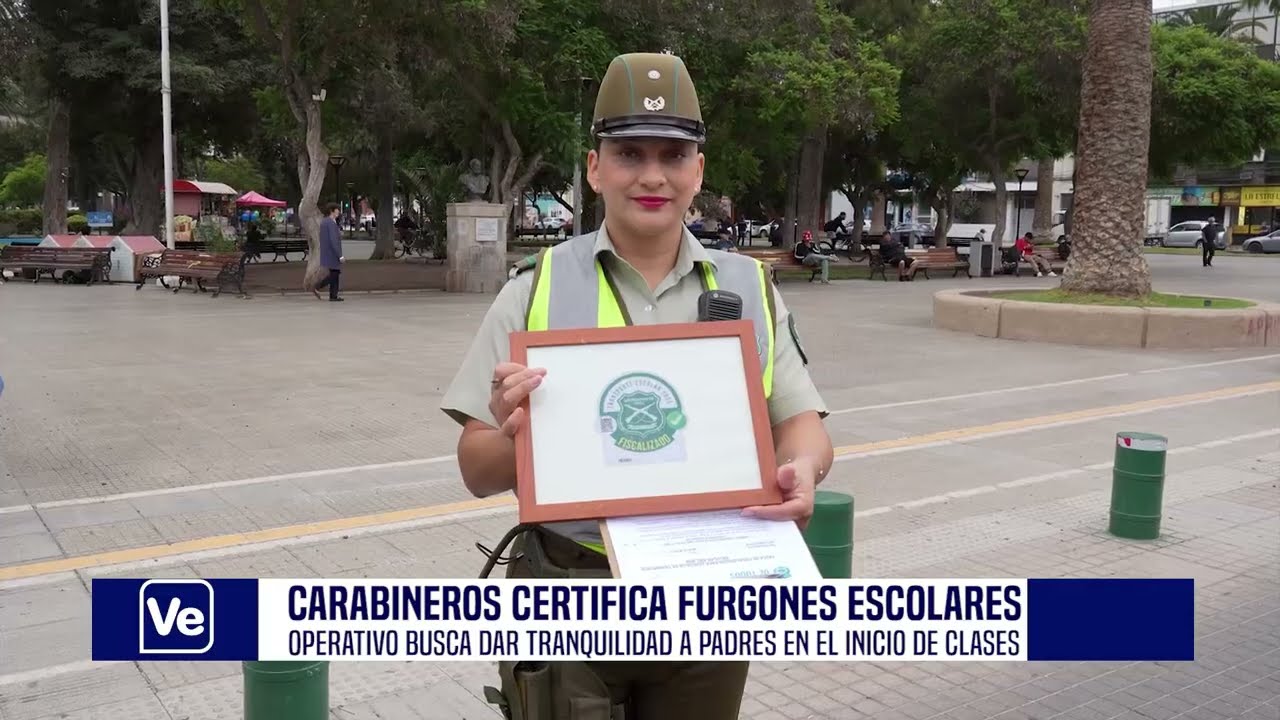 NOTA Autoridades fiscalizan transporte escolar en Ovalle para garantizar seguridad
