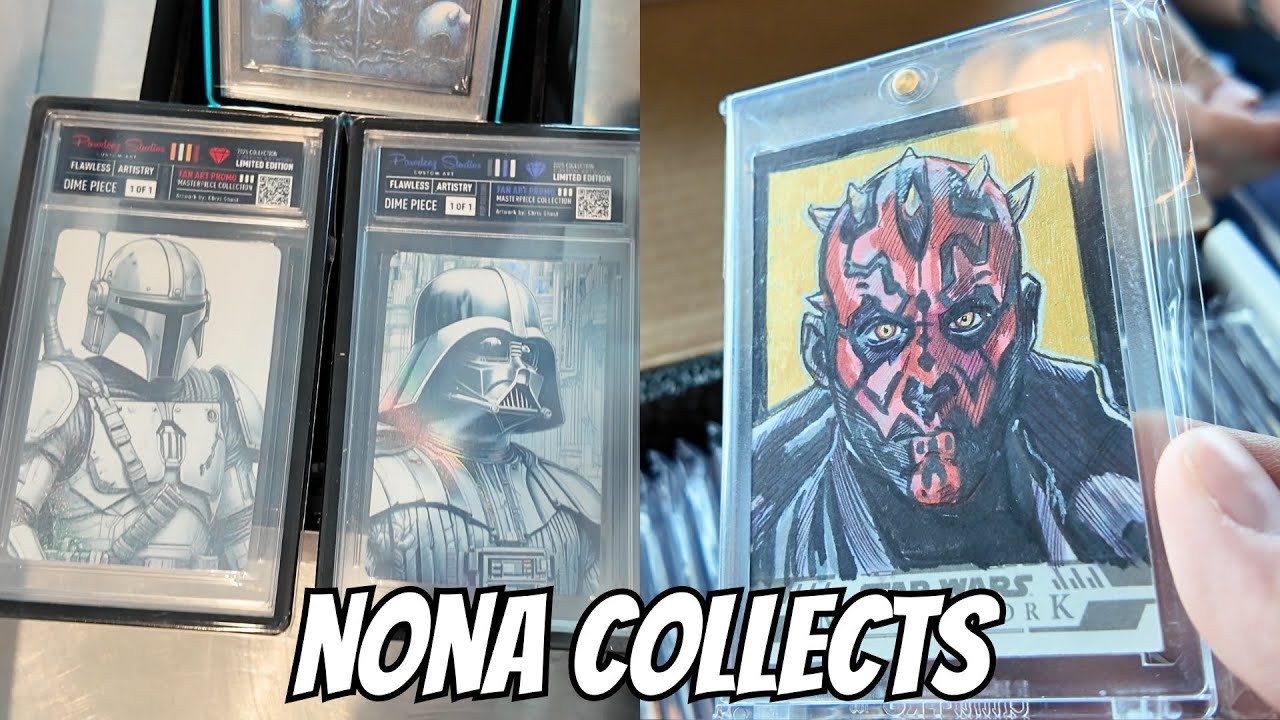 We found some Topps Star Wars 1/1 & Sketches at this Card Show!