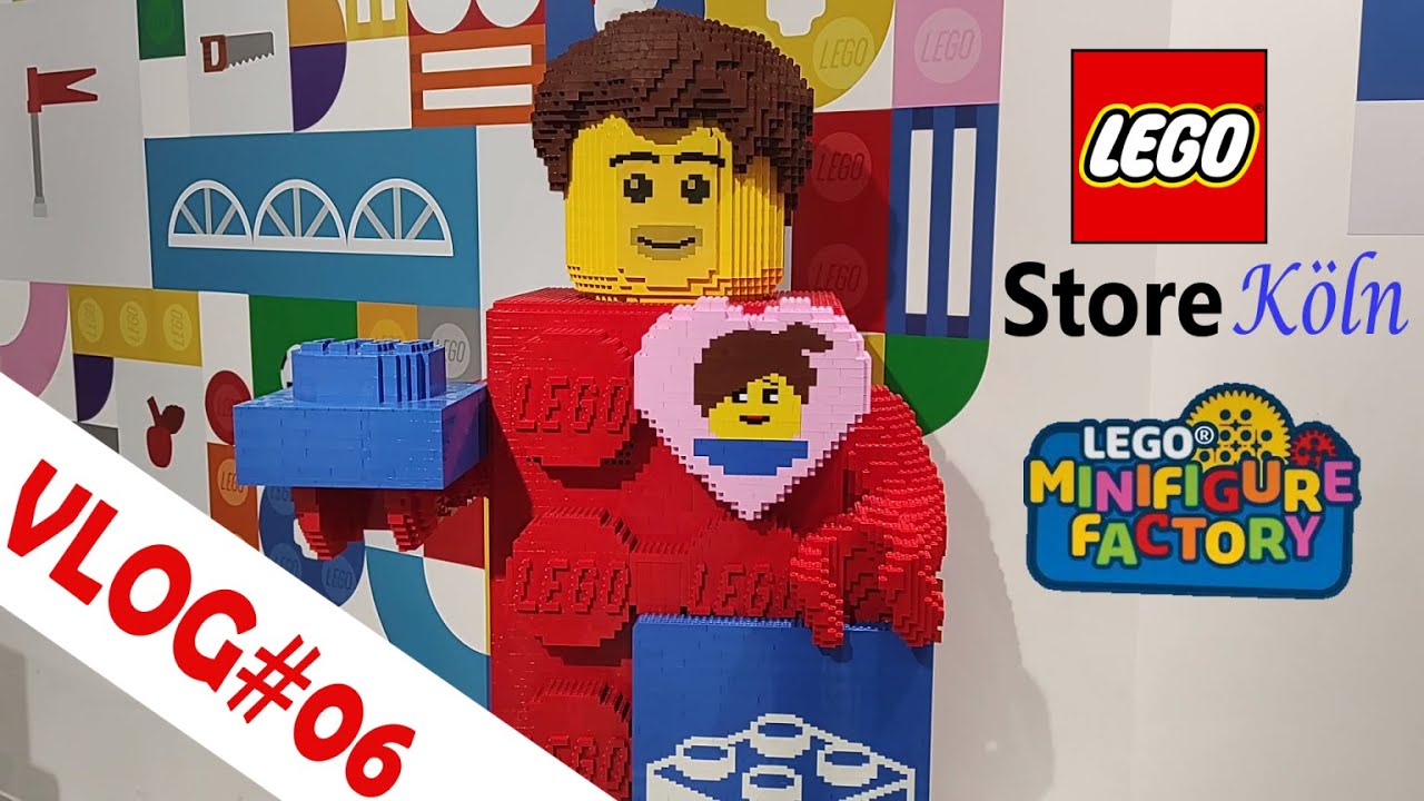 Legofiguren selbst designen - Lego-Store Köln Minifigure Factory | VLOG #06