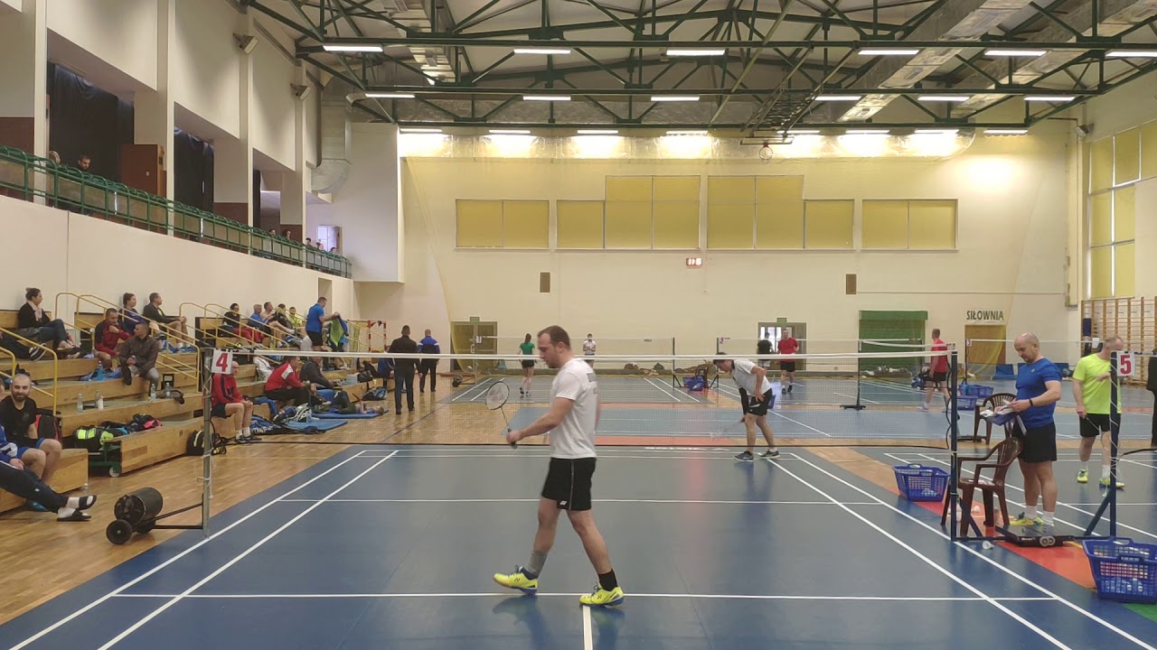 Dobroński vs Stebnicki- Finał SM - Suchedni&oacute;w 2019 - MPSM Policja BADMINTON POLSKA