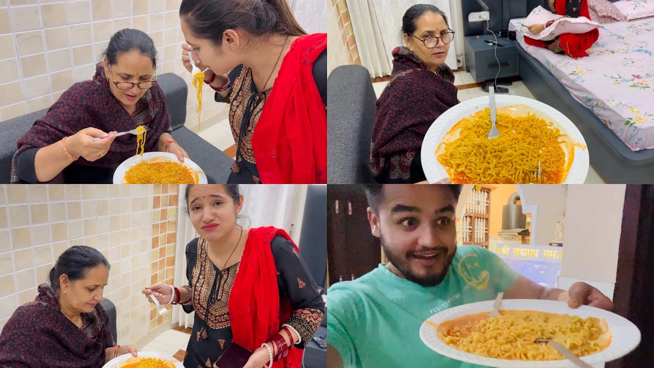 Laal Mirch Khiladi Sasu Bahu ko😳😝#rohitchhikara #kanikaranavlogs #haryanvicomedy #haryanvi