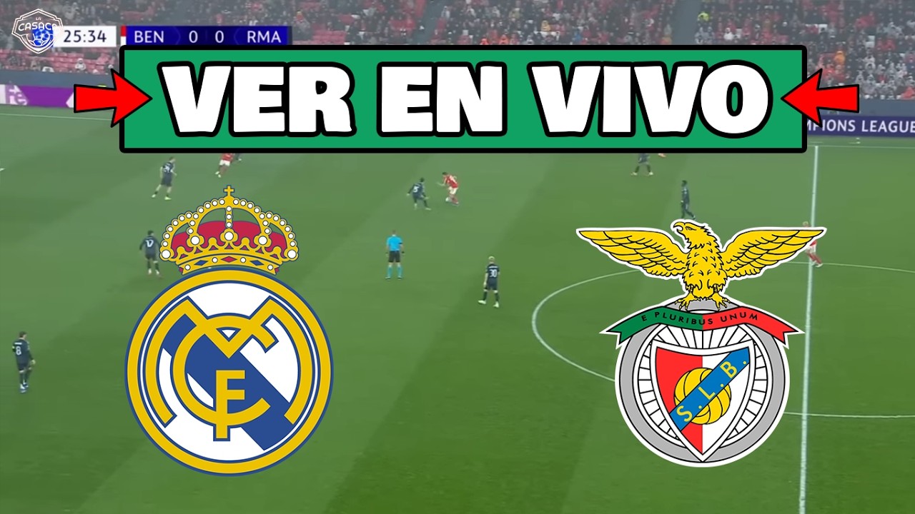 ✅ Real Madrid vs Benfica (EN VIVO) 🏆 UEFA Champions League VUELTA - La Casaca F&uacute;tbol