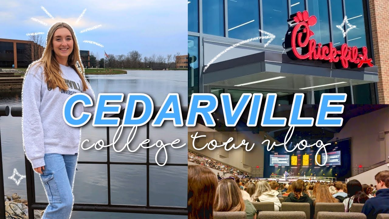 COLLEGE TOUR @ CEDARVILLE UNIVERSITY! 💙 college tour vlogs