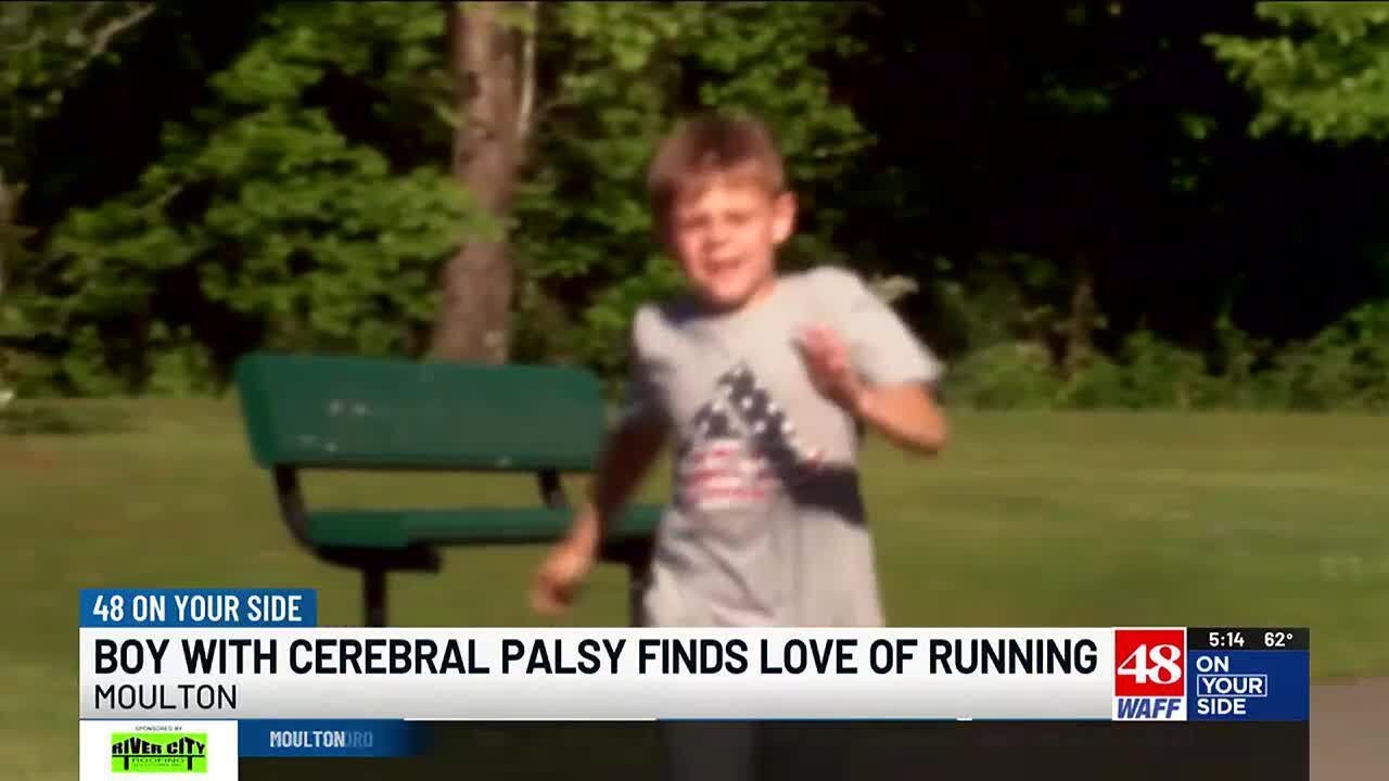 Moulton boy with cerebral palsy finds a love for running