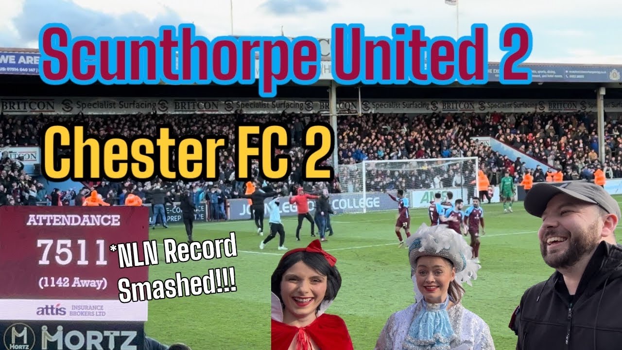 Сканторп Юнайтед 2-2 Честер ФК