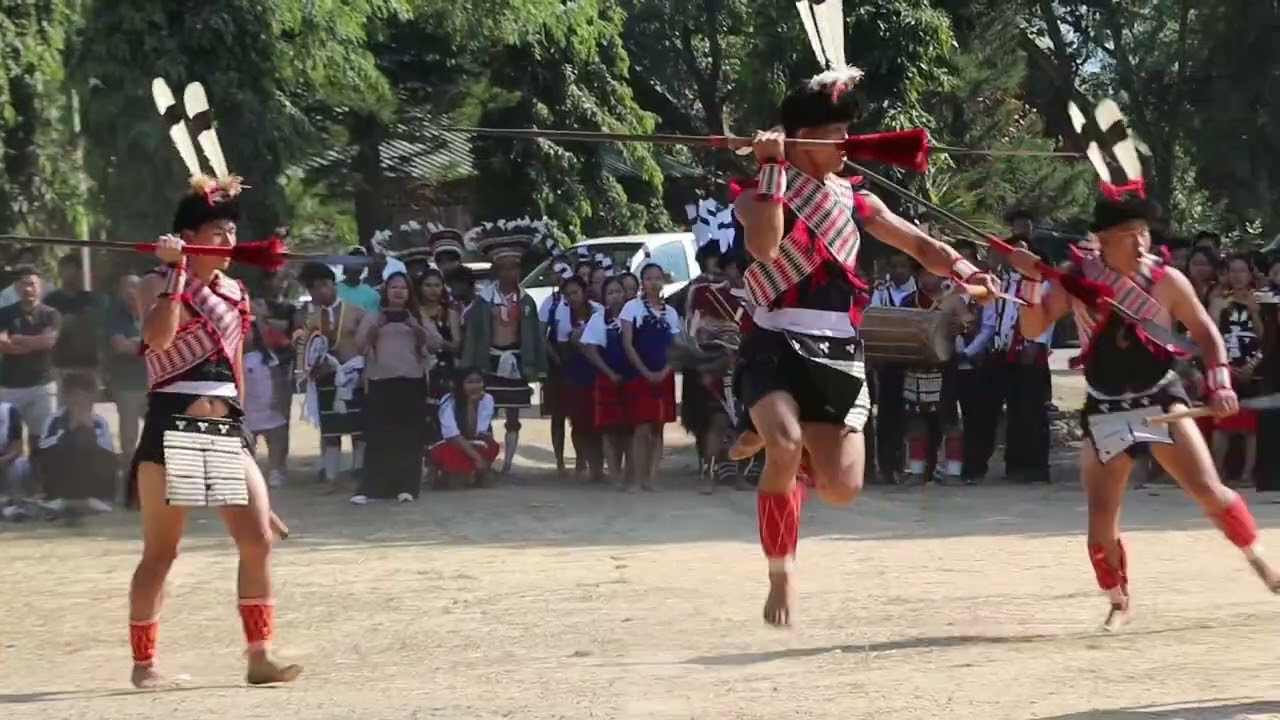 Wonderful Fighting Cultural dance Of Lotha Naga Tribe/Lkr Sister/ Per Opening Hornbill Festival