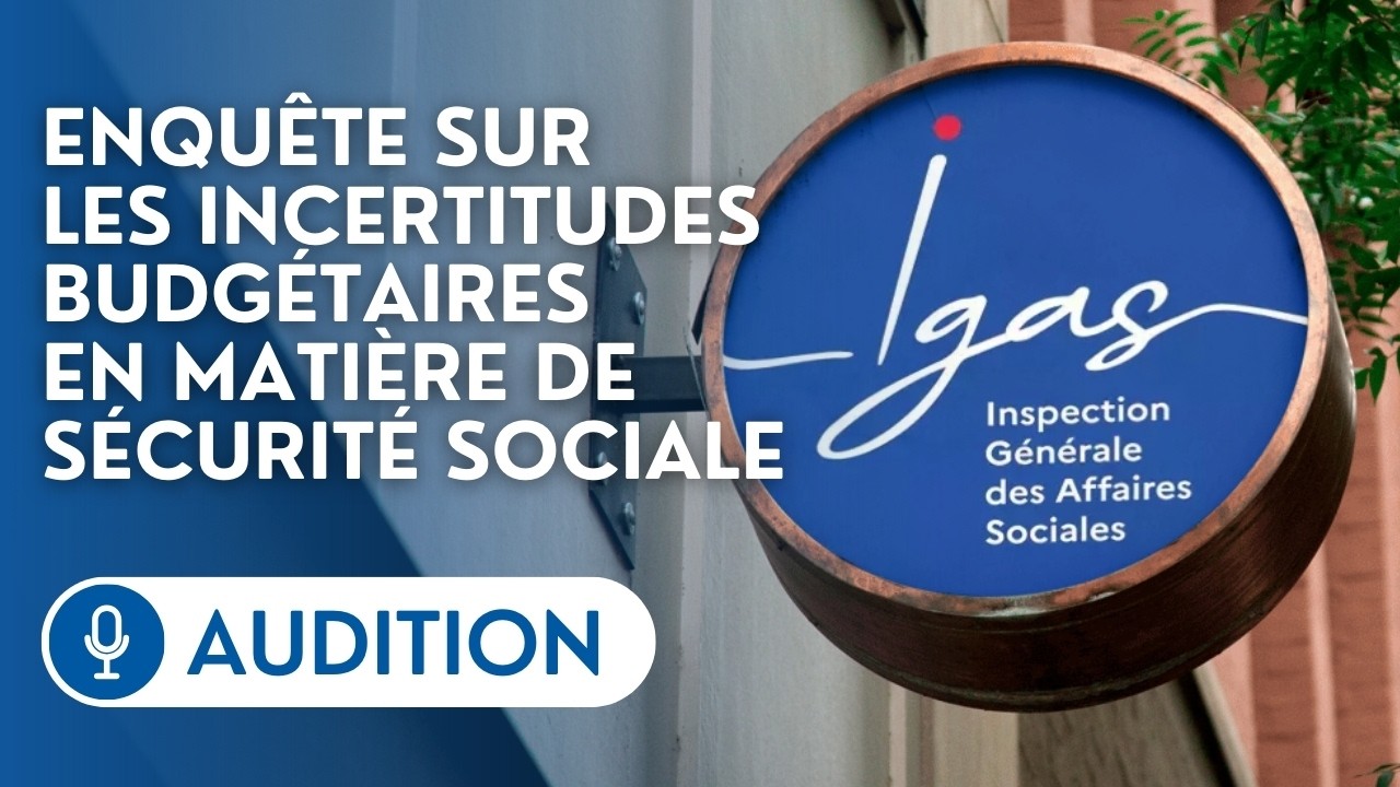🔴 L’Inspection générale des affaires sociales auditionnée par la commission d’enquête