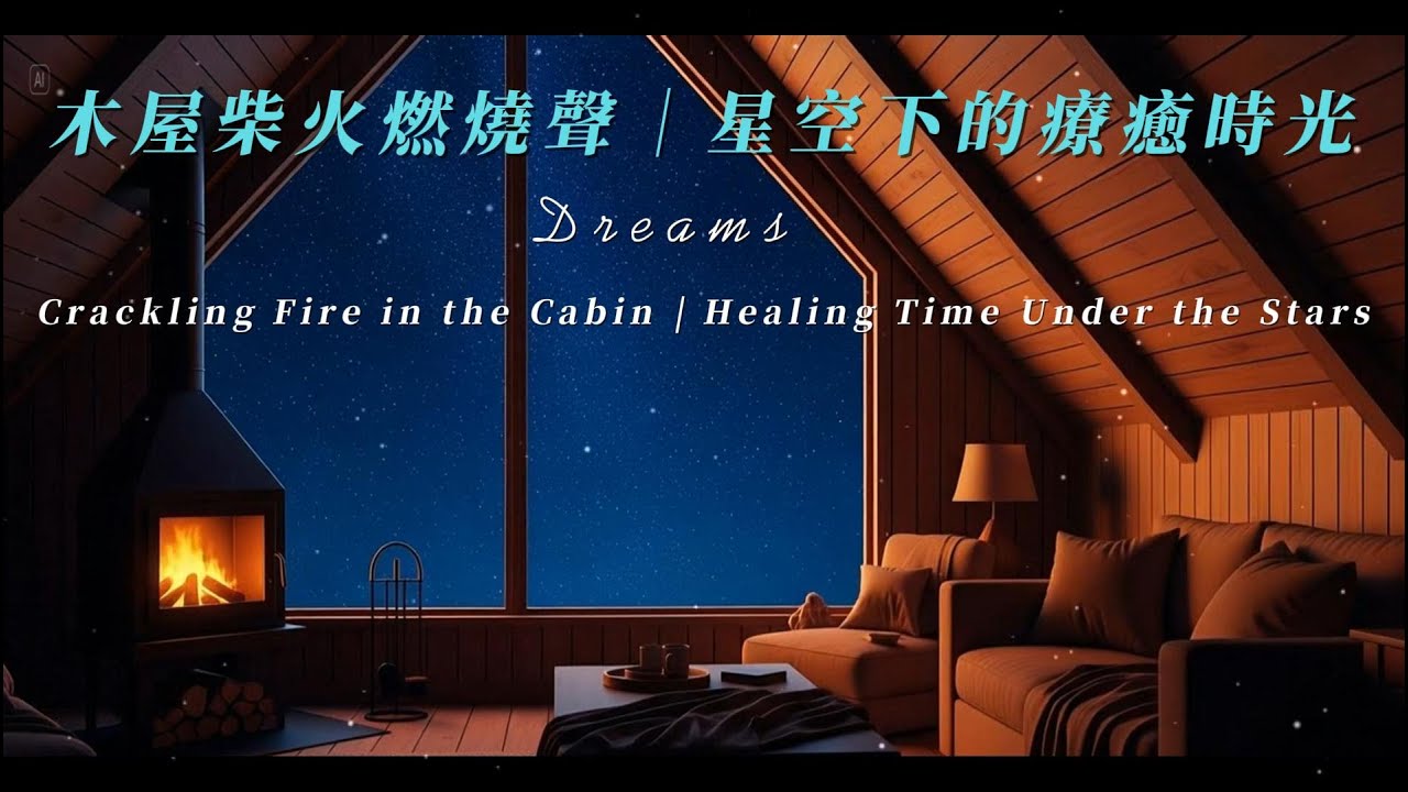 天冷來個暖暖室內爐火｜深度睡眠白噪音｜星空下的療癒時光🎵辦公/讀書/睡眠放鬆🎧必聽音樂💖#music #playlist #chill #讀書音樂 #工作音樂 #放鬆音樂 #冥想 #睡眠 #白噪音