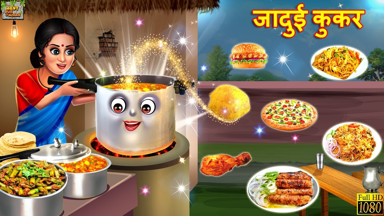 जादुई कुकर | Jadui Cooker | Hindi Kahani | Moral Stories | Hindi Kahaniyan | Jadui Kahani | Kahaniya
