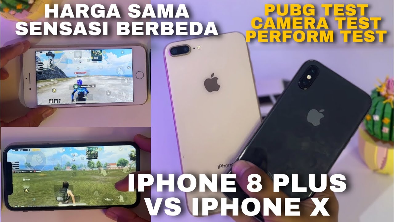 iPhone 8 Plus VS iPhone X Pubg Test 2025 iOS 16