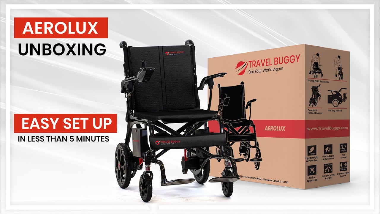 How to Set Up Your AEROLUX Power Chair | Travel Buggy | Step-by-Step Guide