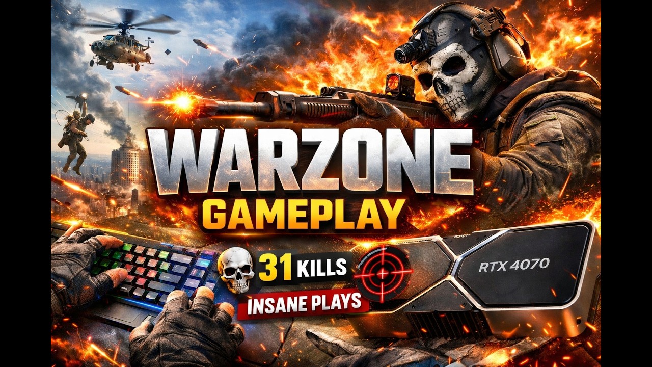 Warzone PC Gameplay #1 | Keyboard & Mouse Domination