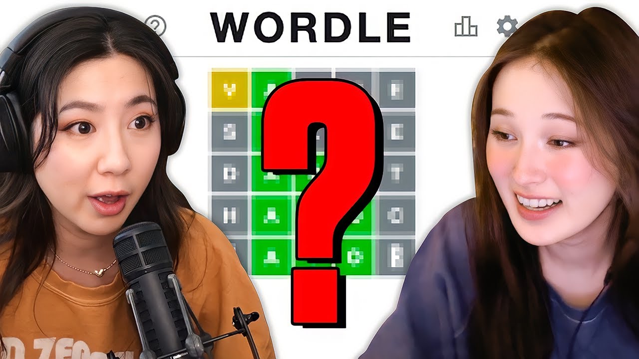 Fuslie Plays Every Wordle Game With Tinakitten, hJune & Abe