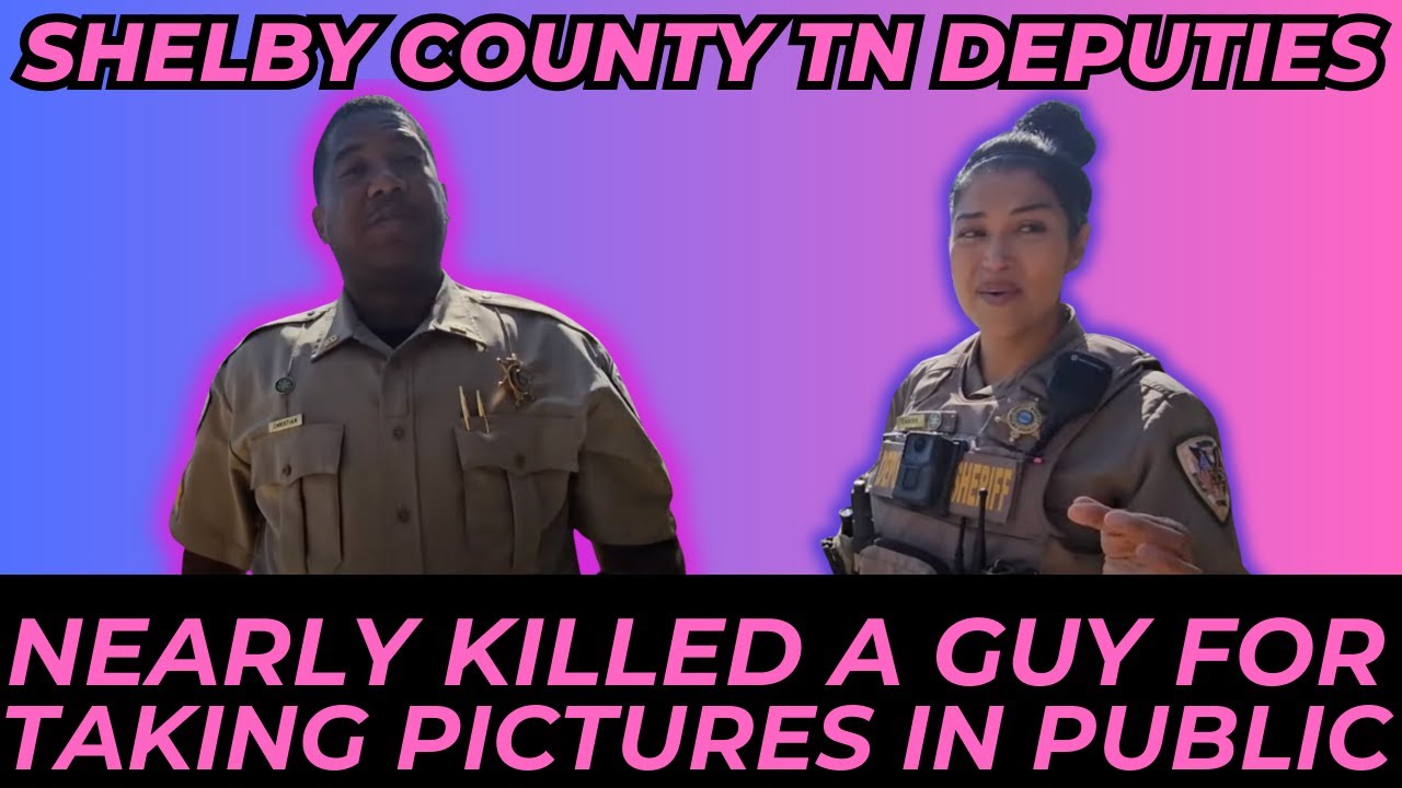 Shelby County TN Deputies nearly KILL A GUY for taking pictures in public