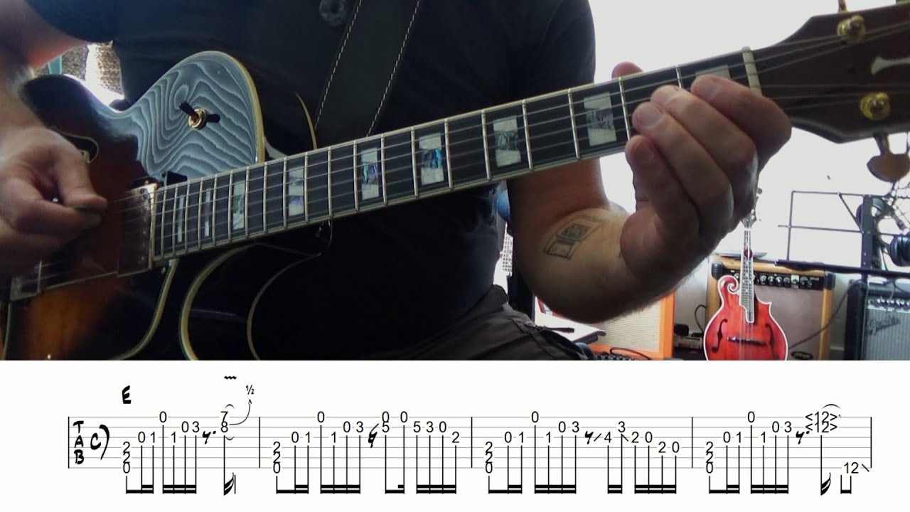 Guitar Blues in E Tutorial  Summer Day Edition