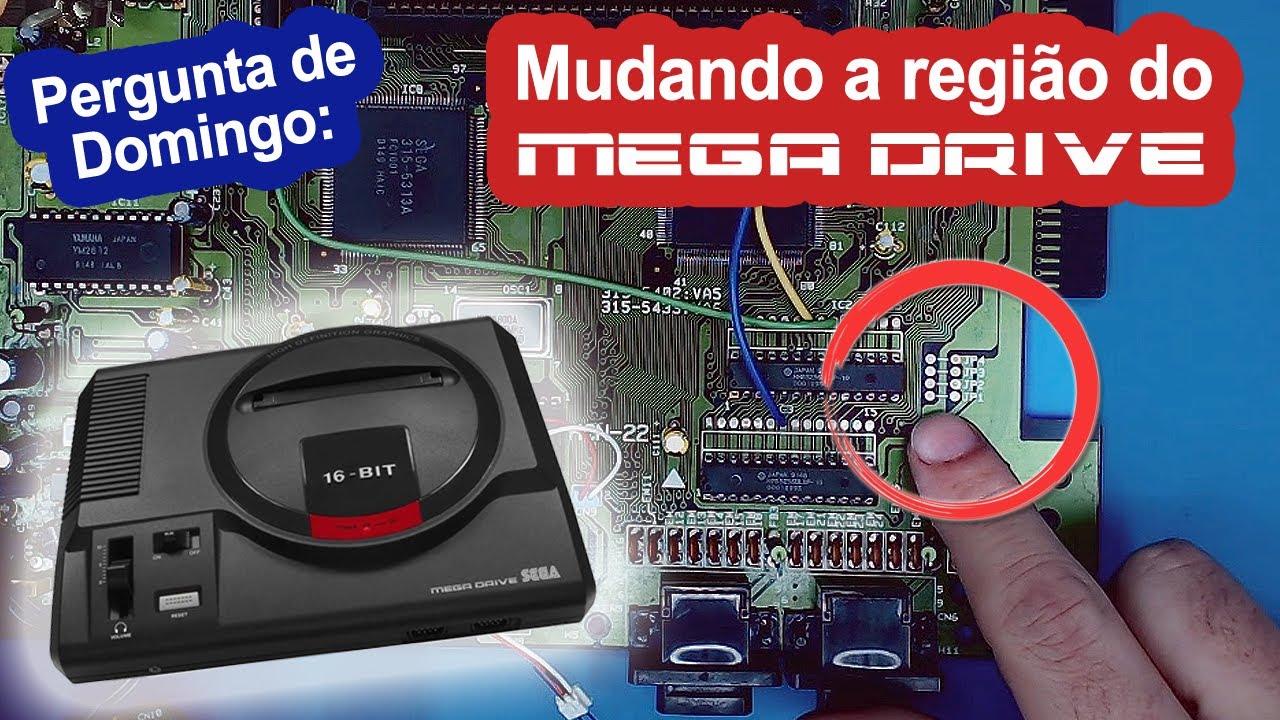 Como mudar a região do Mega Drive