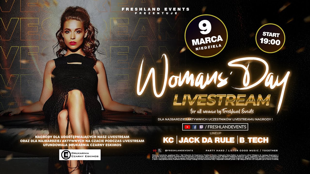 Woman's DAY Livestream 📀 KC 📀 Jack Da Rule 📀 B_Tech