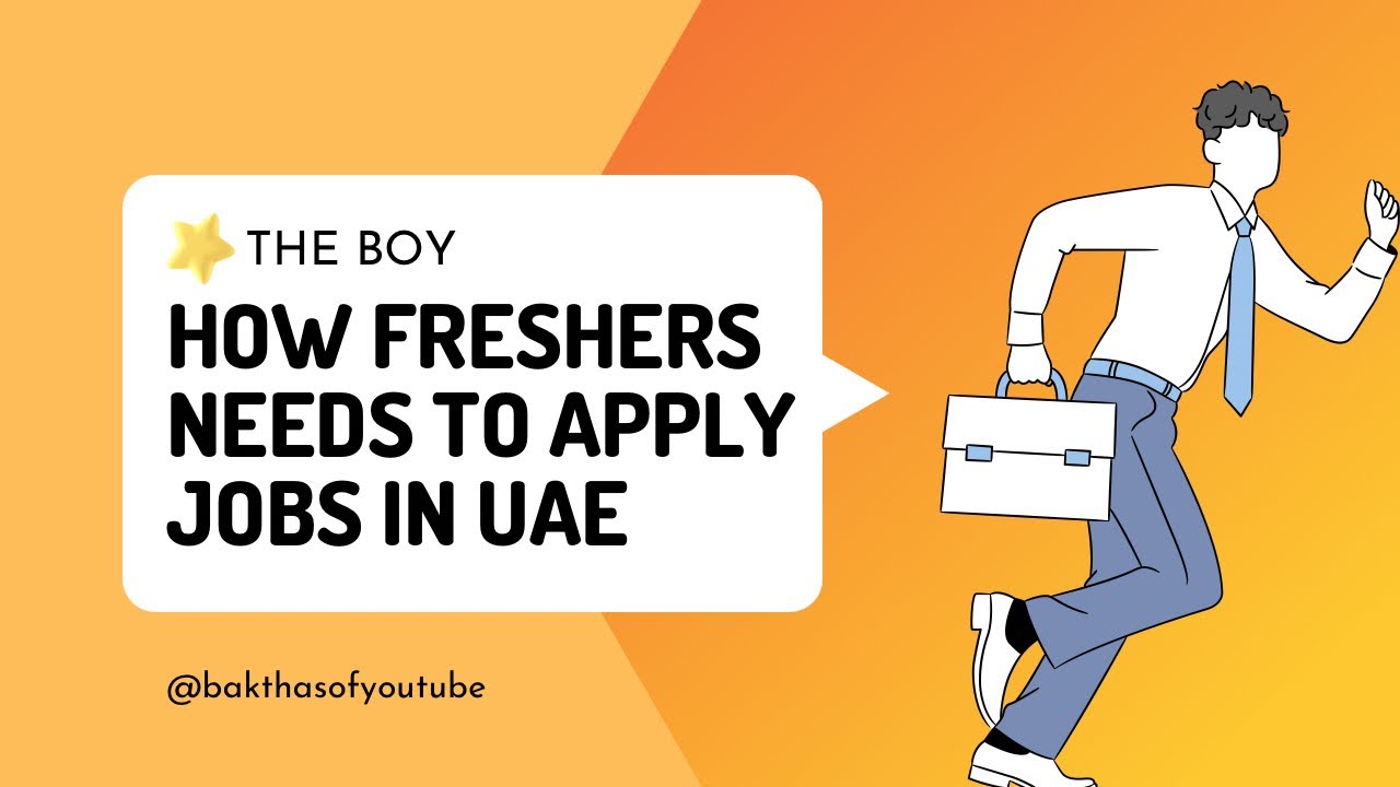 How Freshers Needs to Apply Jobs in UAE | Tamil Explained