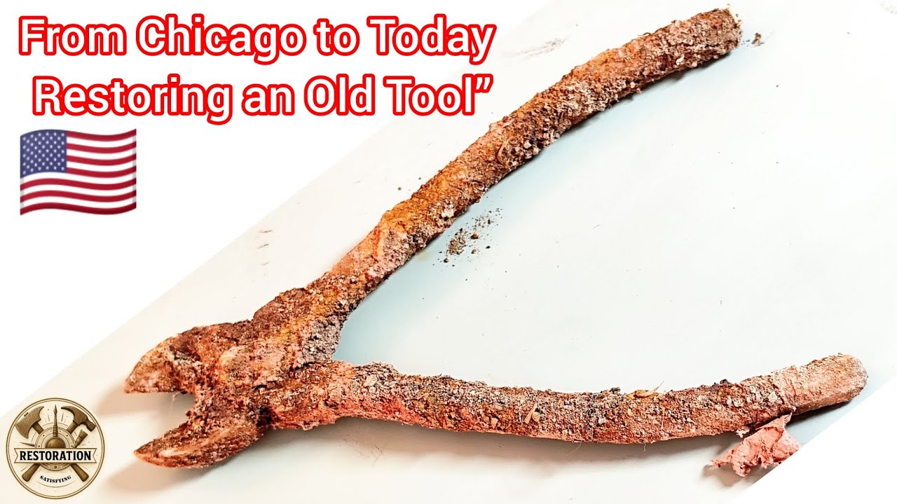 Forgotten Chicago Pliers – Extreme Rust Restoration to Like-New Condition