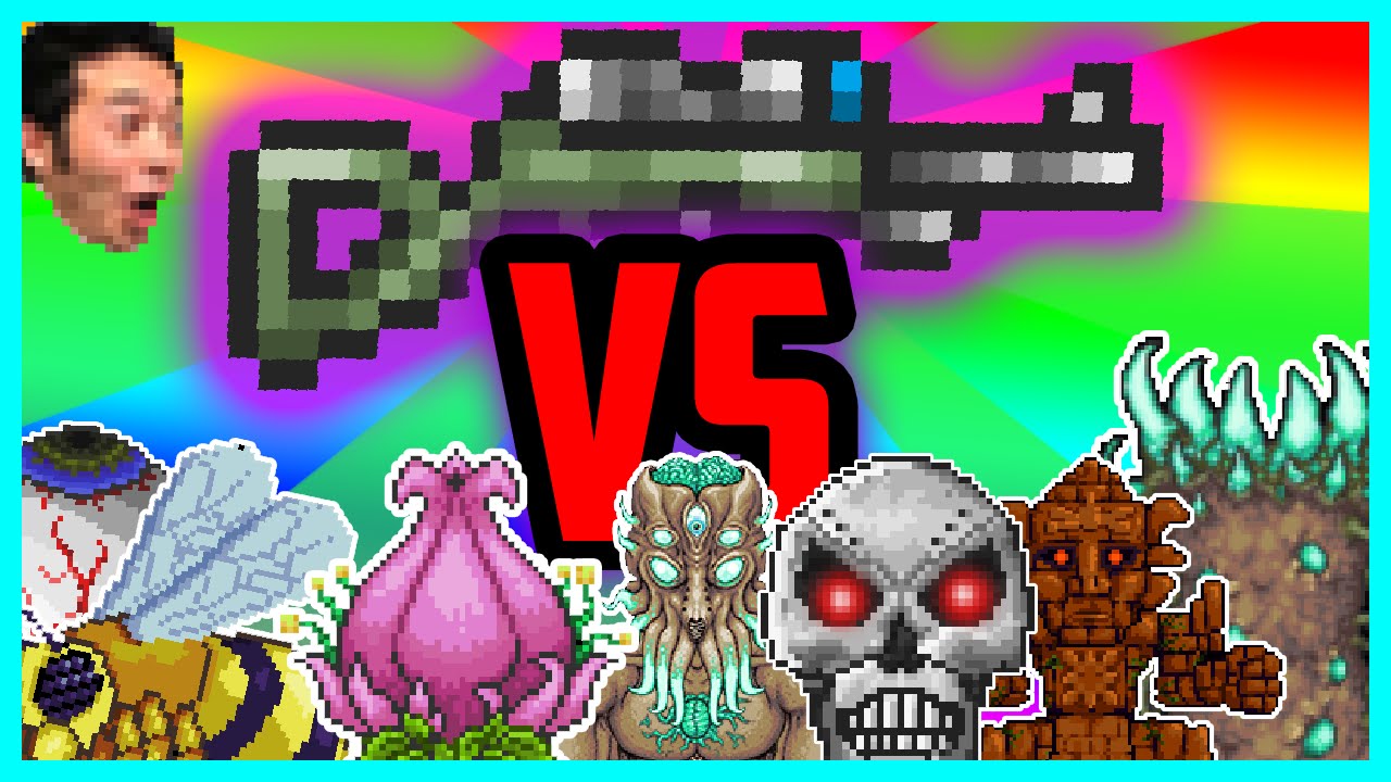 Terraria: Суперснайперская винтовка против ВСЕХ БОССОВ