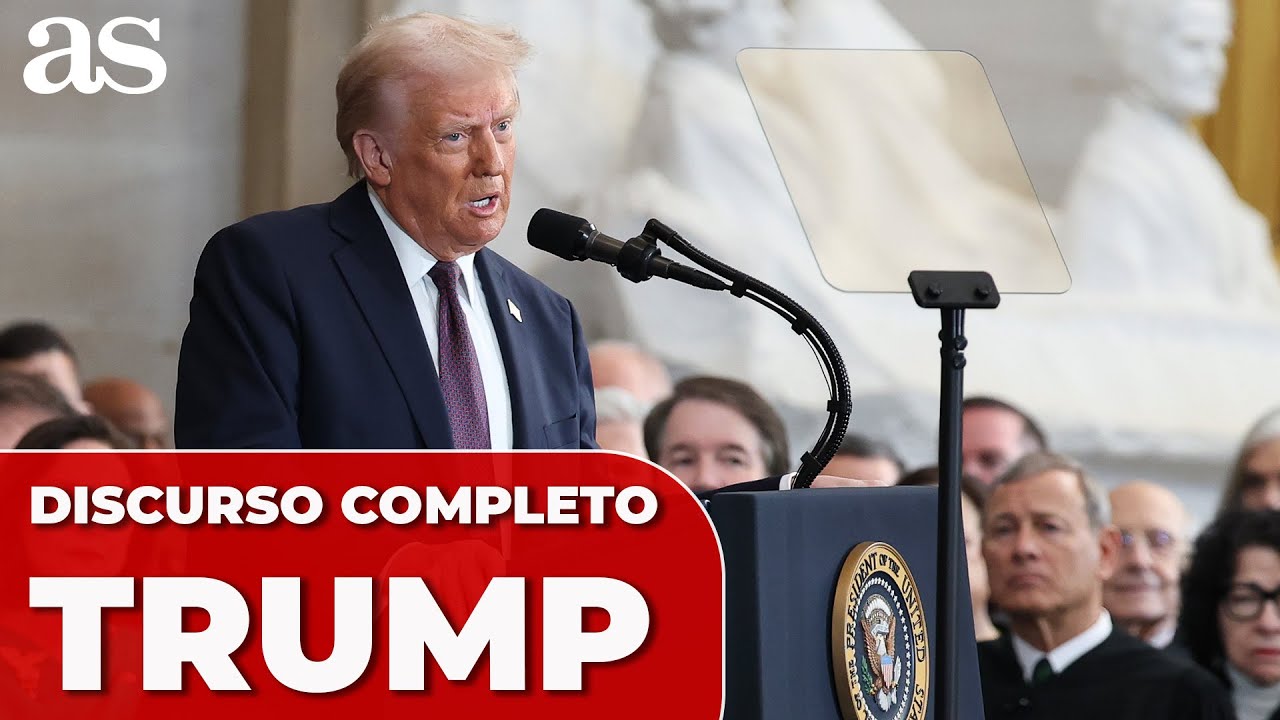 DONALD TRUMP | DISCURSO COMPLETO INVESTIDURA NUEVO PRESIDENTE ESTADOS UNIDOS 2025