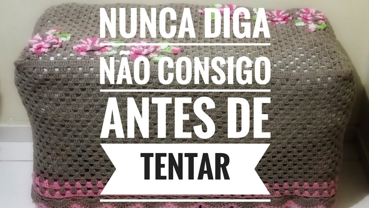 🔴capa pra puff retangular de crochê 🧶 dei tudo de me nessa capa 🥰 venha conferir os detalhes 🙄