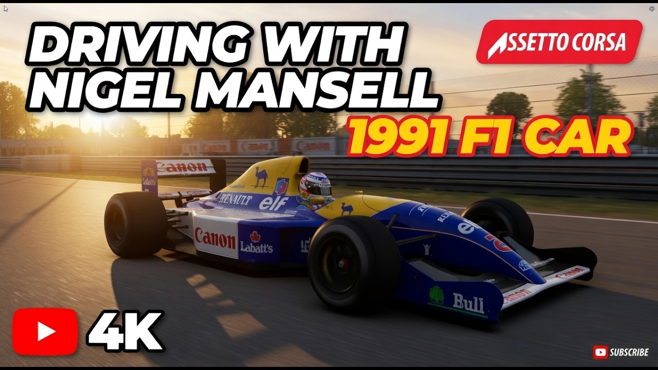 1991 Nigel Mansell Williams FW14 – 4K Assetto Corsa Madness