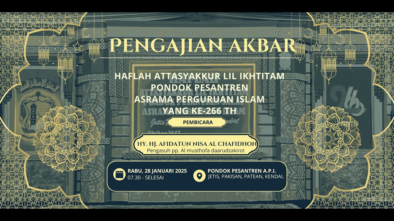 HAFLAH ATTASYAKKUR LIL IKHTITAM PON PES API JETIS