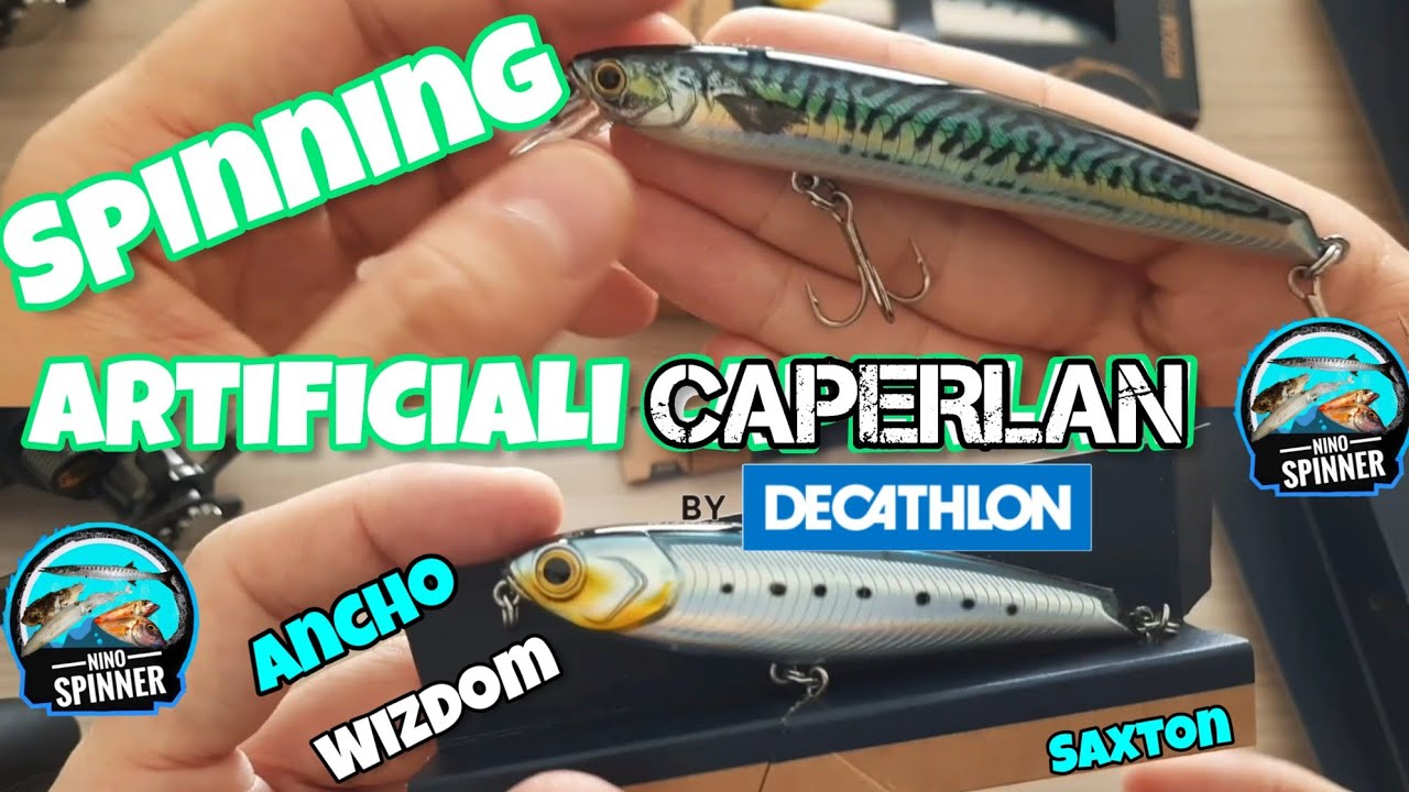 CAPERLAN ARTIFICIALI DA SPINNING 2024 #caperlan #decathlon #ancho #saxton