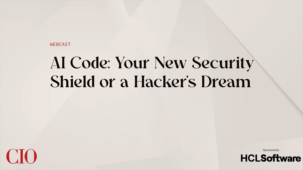 AI Code: Your New Security Shield or a Hacker's Dream | HCLSoftware