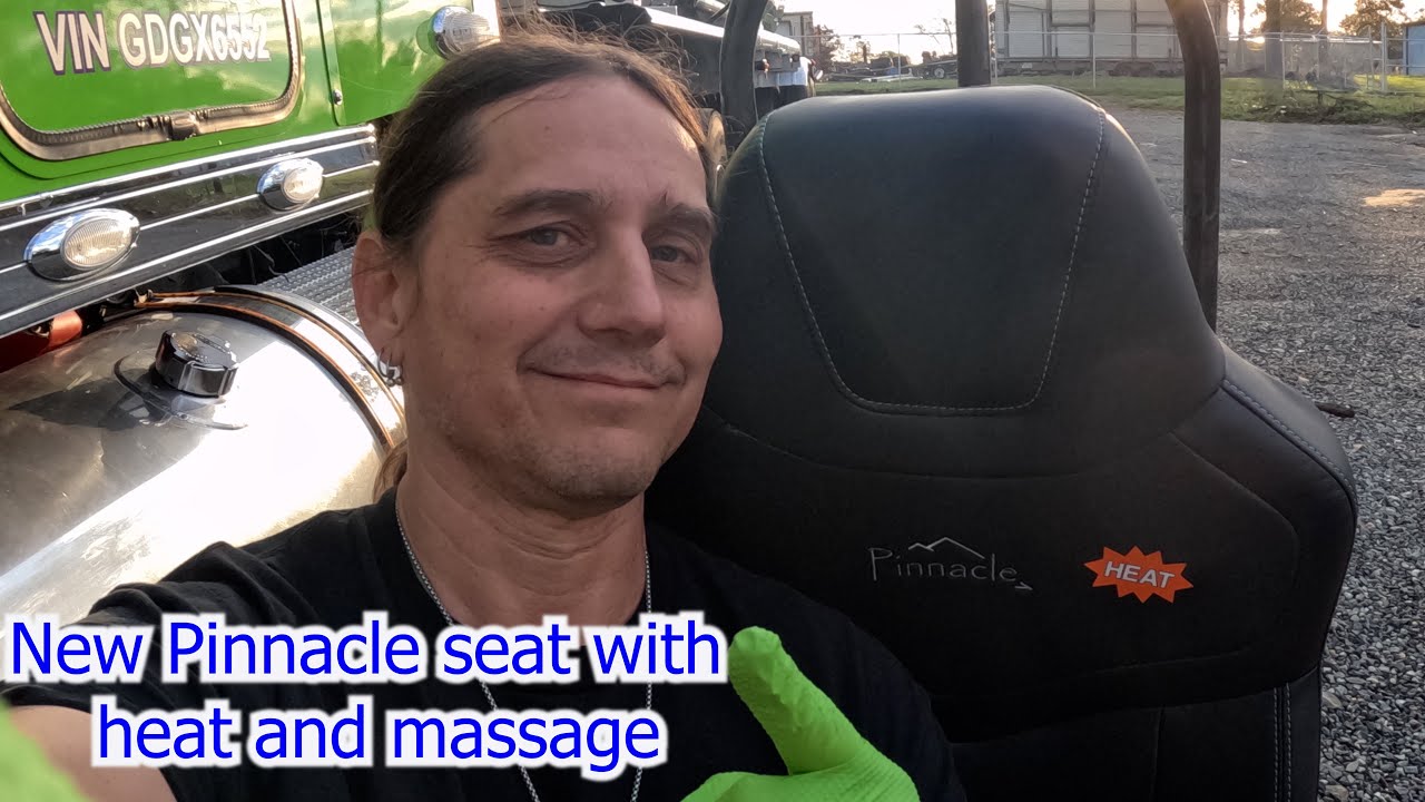 Pinnacle seat with heat and massage from Iowa 80. Pricey at $2,053+. Is it worth it? Tanker yanker