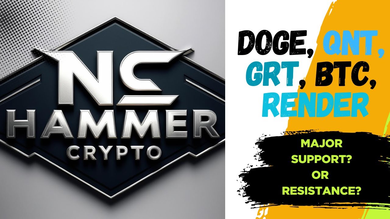 DOGE,QNT, GRT, RENDER MAJOR SUPPORT & RESISTANCE #rendercoin #grt #render #qnt #quant #dogecoinprice
