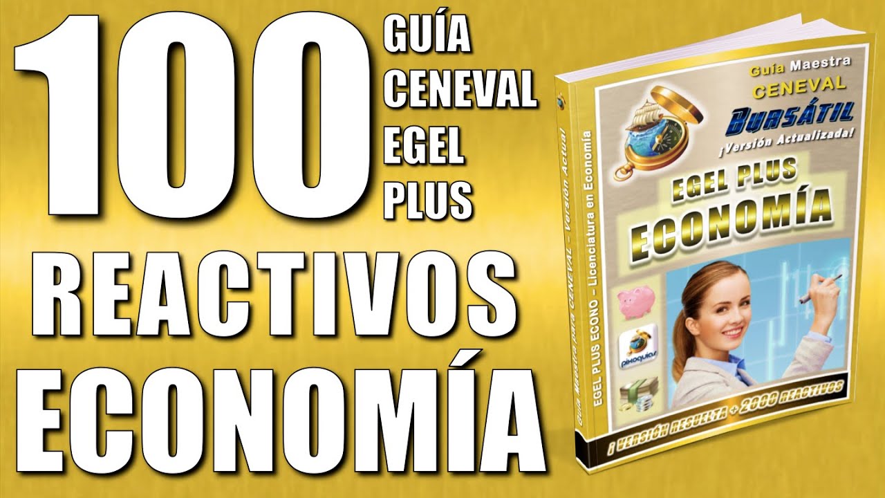 Guía CENEVAL EGEL PLUS ECONOMÍA 2026 + 100 Reactivos Simulador Ejemplo ¡Resuelta y Actualizada!
