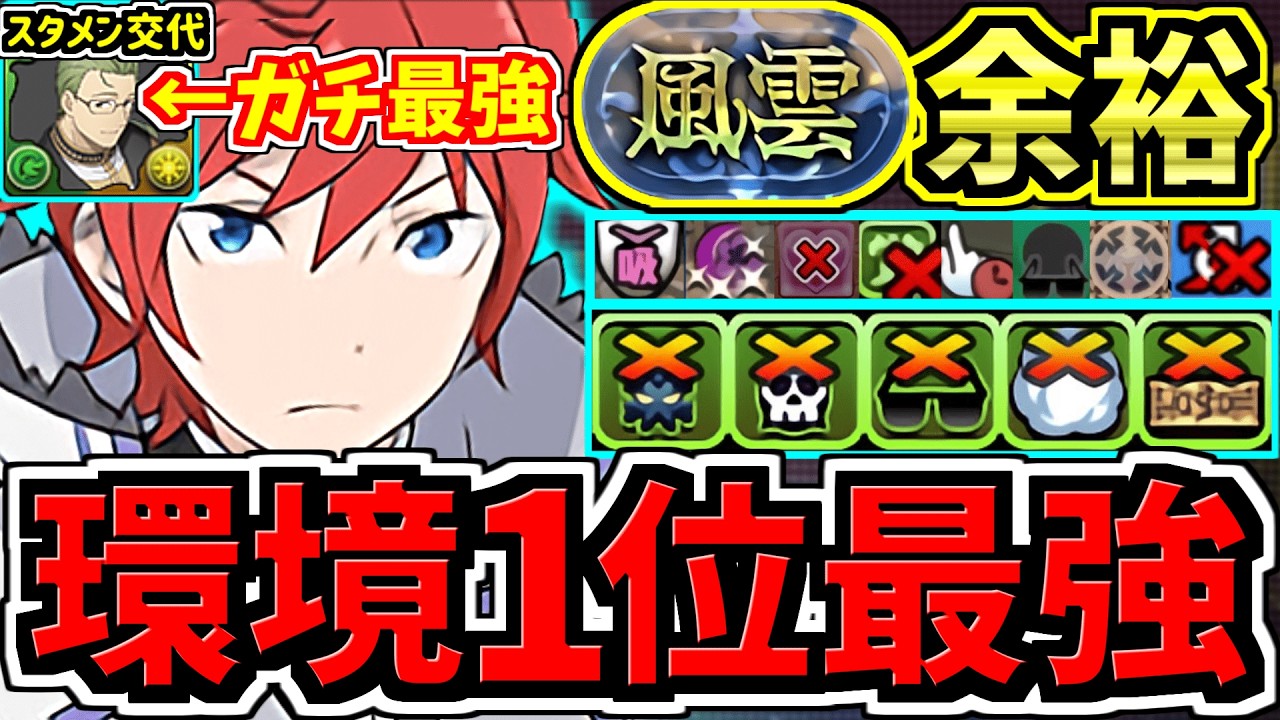 【環境1位】今後スタメン交代！ハイター採用で超絶強くなったラインハルト最強テンプレ解説！風雲チャレンジお散歩周回！編成・代用・立ち回り解説！葬送のフリーレンコラボ/風雲の龍王【パズドラ】