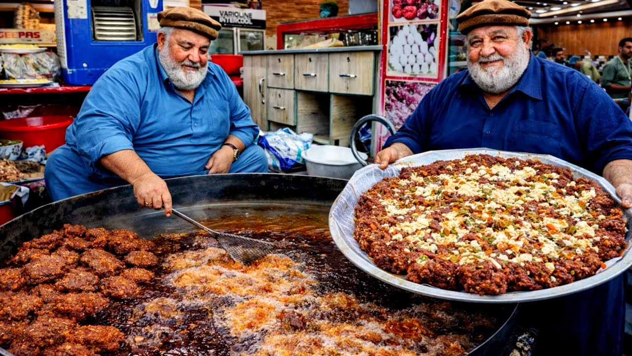 WORLD RECORD! Biggest Afghanistan Chapli Kebab Pizza Ever Made | Ultimate Street Food Experience