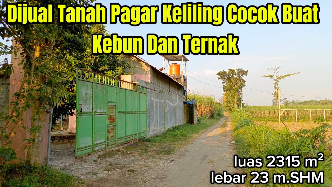 Dijual Tanah Pagar Keliling Cocok Buat Kenun Dan Ternak ( 082194791760 )