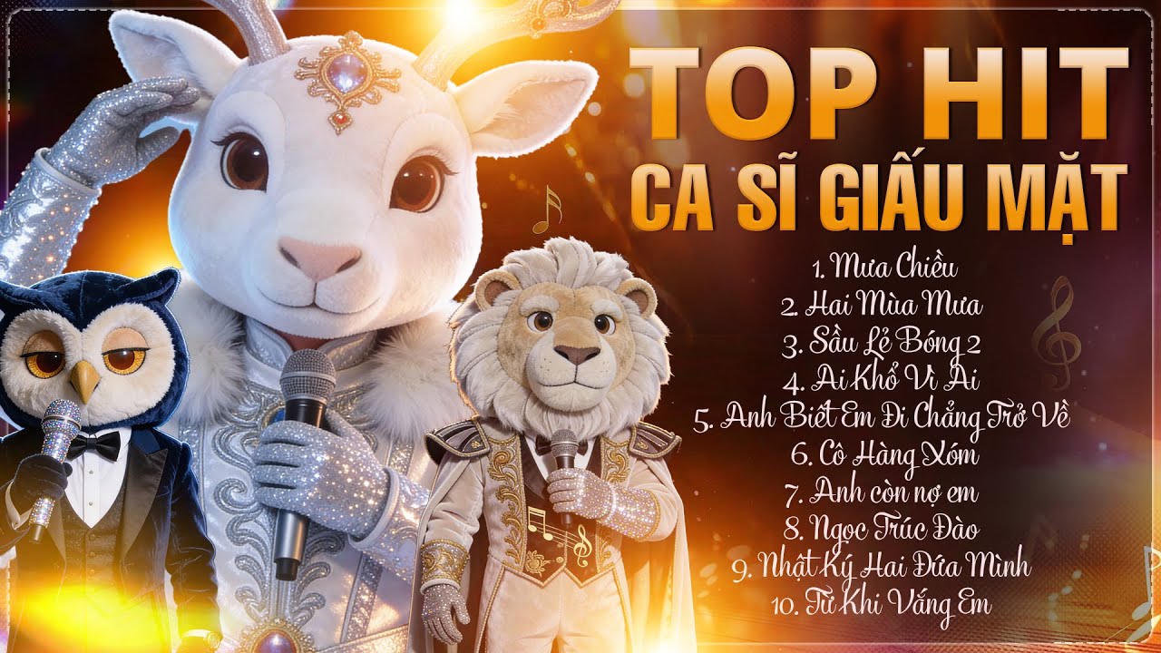 Playlist Top Hit Bài Hát Triệu View Ca Sĩ Giấu Mặt Làm Đổ Gục Bao Con Tim: Mưa Chiều, Hai Mùa Mưa...