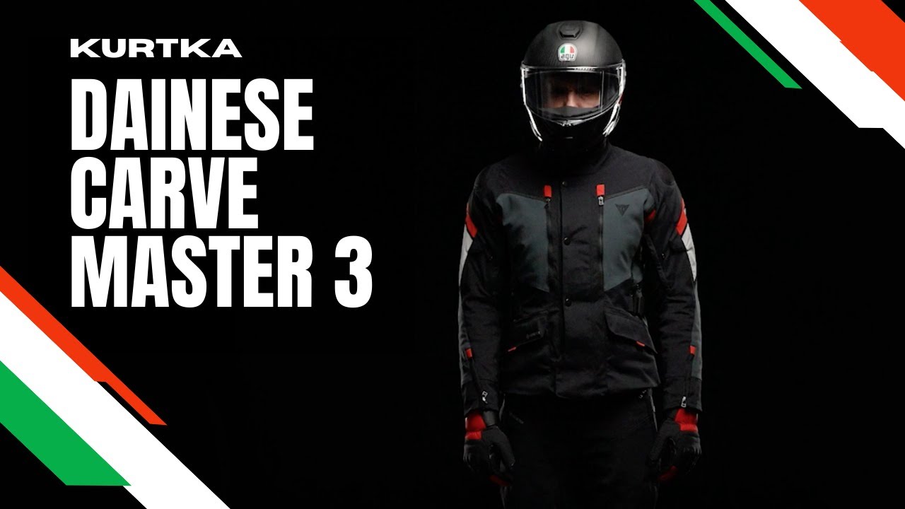 Bądź mistrzem w każdych warunkach - Kurtka Dainese Carve Master 3