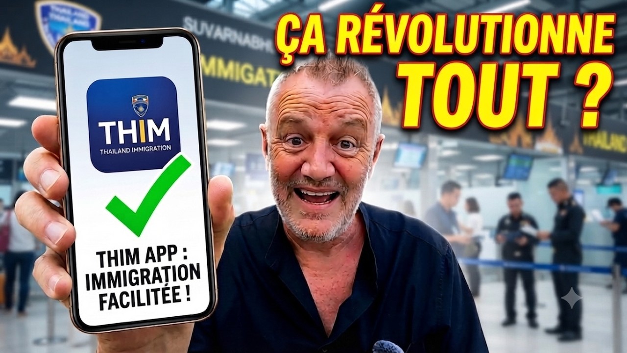 🇹🇭 THIM : &agrave; quoi sert la nouvelle application de l'immigration en Tha&iuml;lande ?