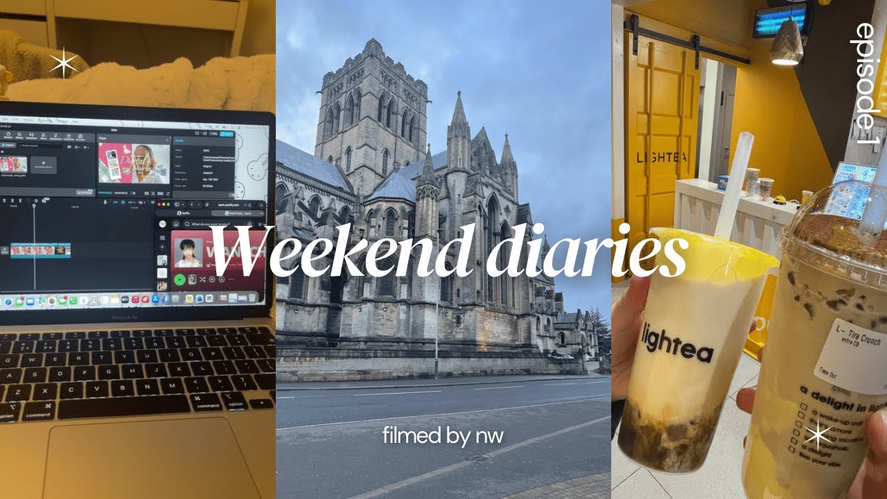 weekend vlog ⋆｡‧˚ʚ🍓ɞ˚‧｡⋆