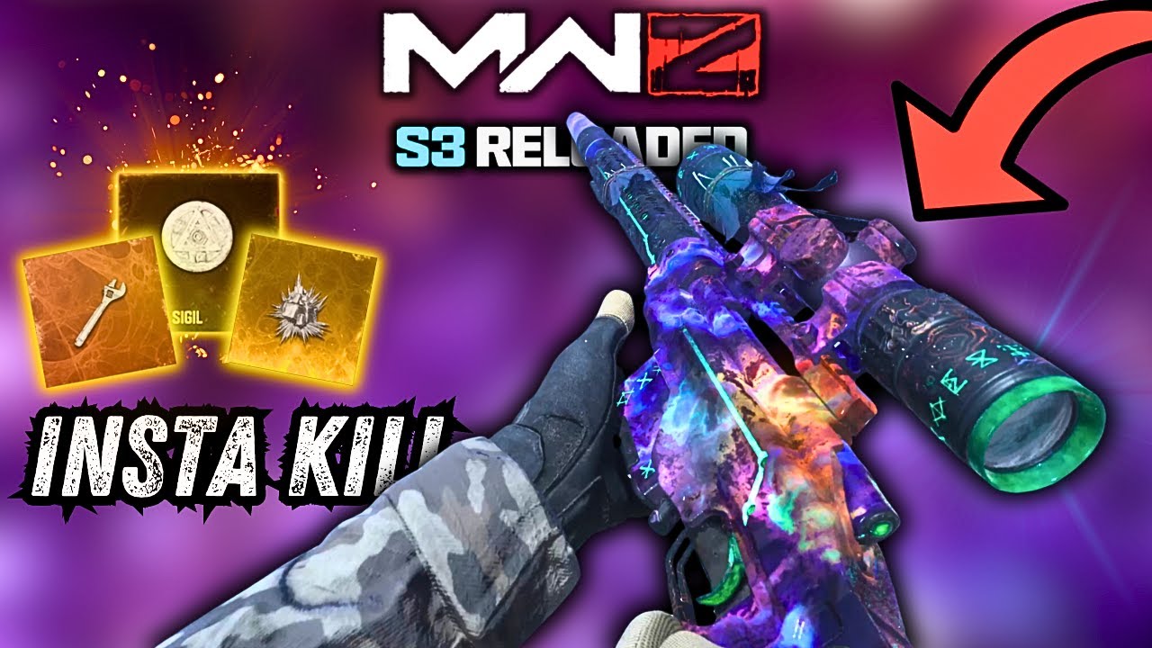 Using The BEST Sniper in MW3 Zombies Insta Kill Bosses in Season 3 Reloaded