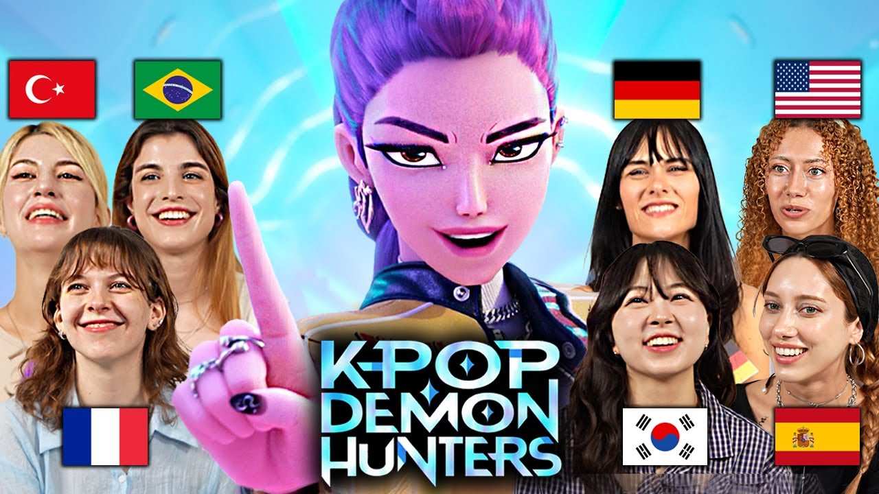 7 Girls From Different Country React To KPOP Demon Hunters l Soda Pop, Golden, Your Idol
