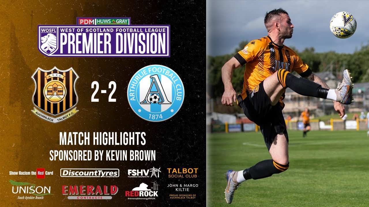 Auchinleck Talbot 2-2 Arthurlie | WOSFL Premier Division | 09/09/23