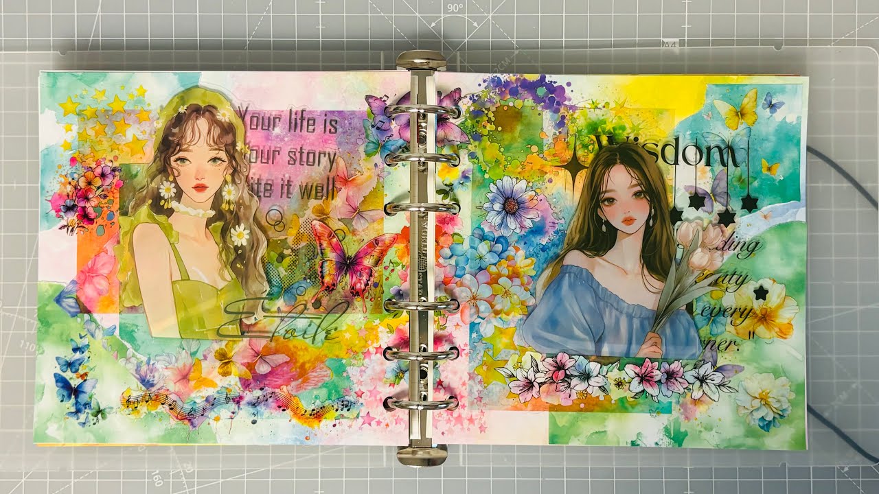 ASMR | Colorful world 다이어리 꾸미기