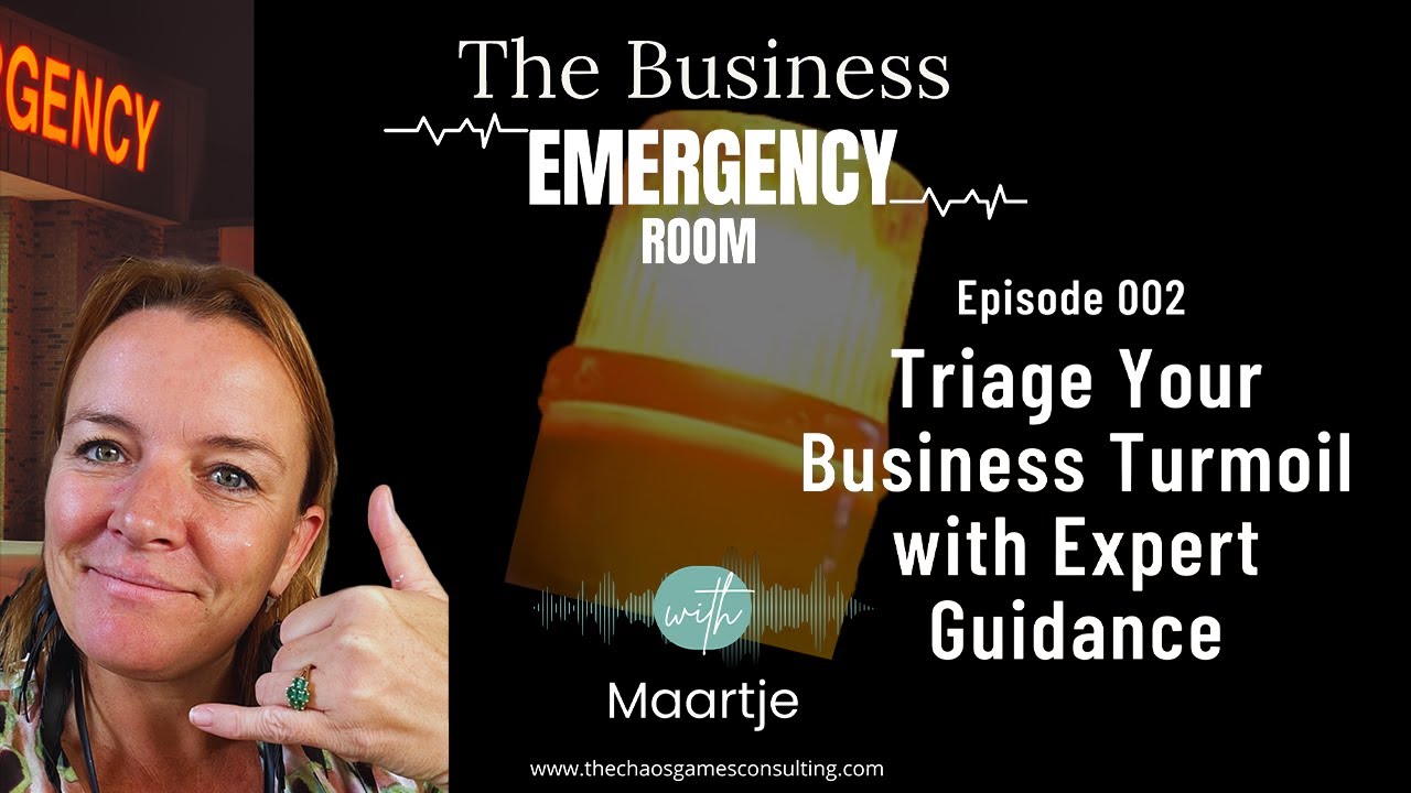 Triage Your Business Turmoil with Expert Guidance - The Business Emergency Room Podcast Episode 002