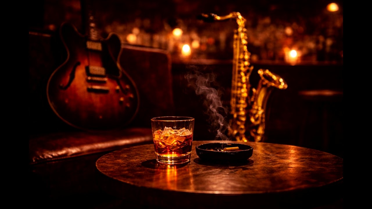 Slow Blues Instrumental — After Hours Glow (Late Night Bar Blues)