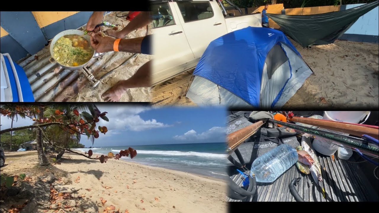One night camping trip #trinidad